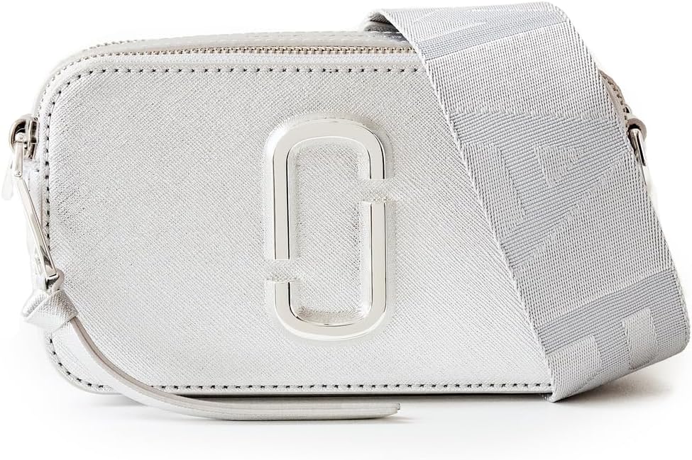 MARC JACOBS スナップショット　シルバー MARC JACOBS マークジェイコブス スナップショット ショルダー